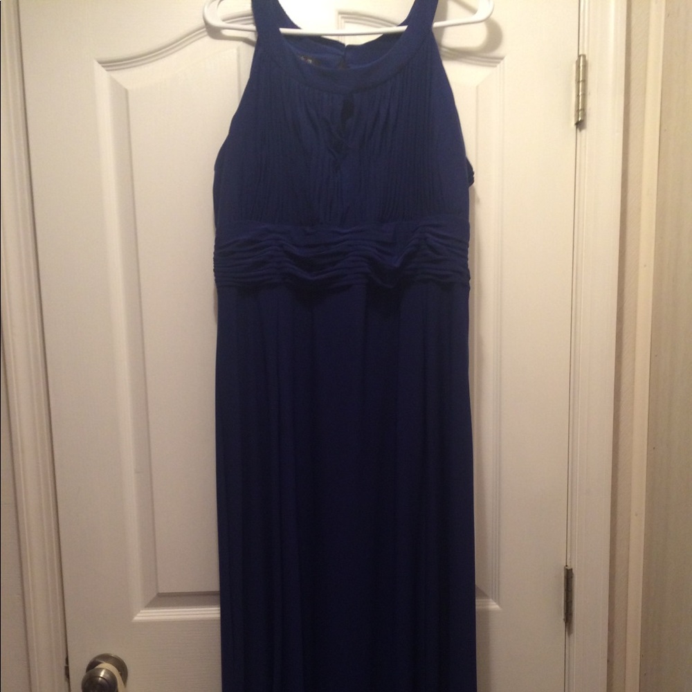Blue prom dress